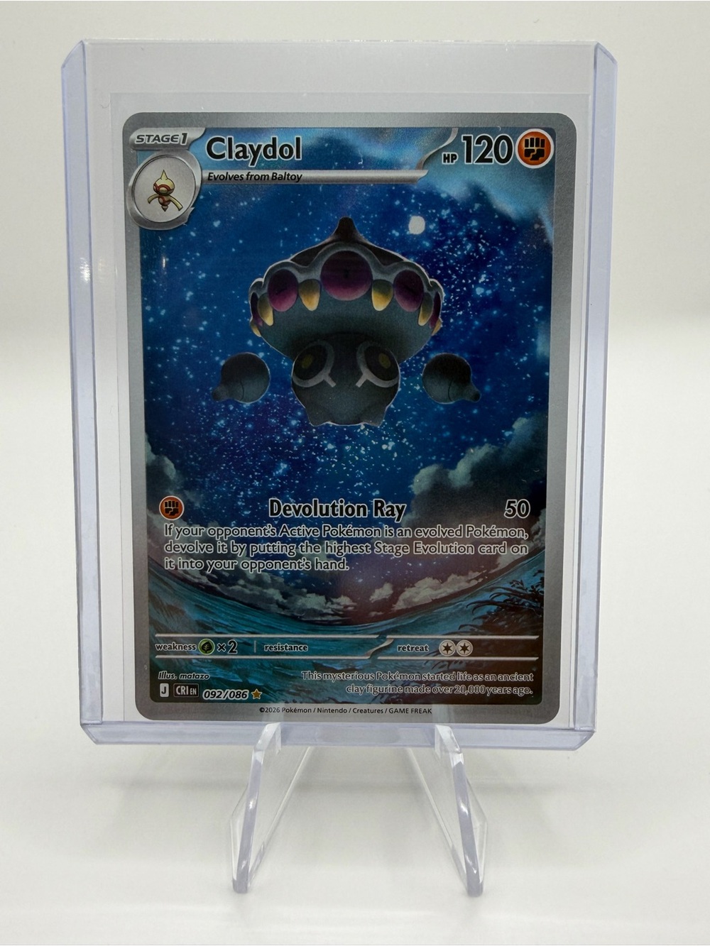 Pokémon TCG Chaos Rising: Claydol 092/086